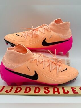 Nike Phantom Luna II 2 Pro FG Soccer Cleats Crimson Pink FJ2575-800 Men’s Sizes